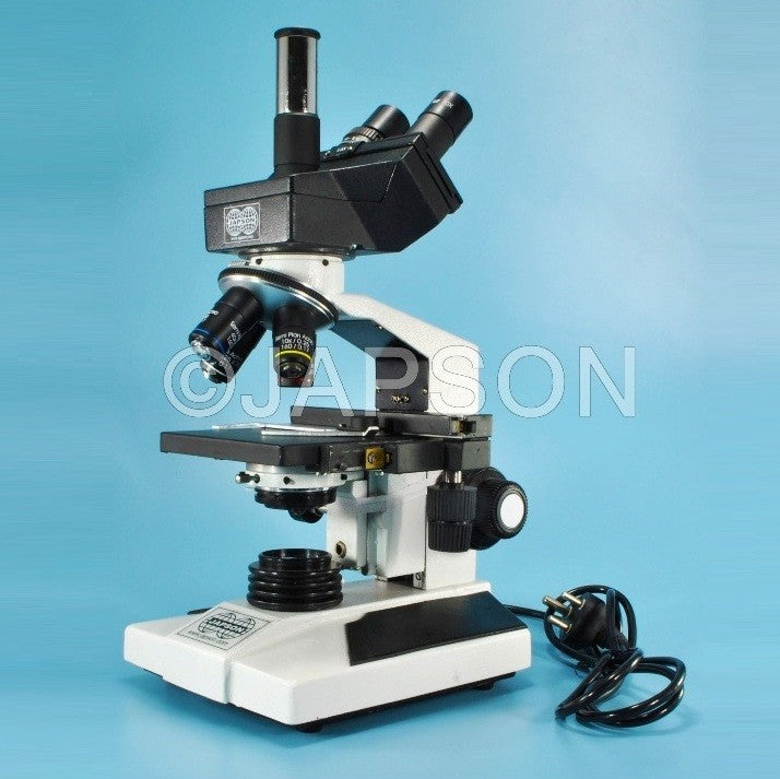 Trinocular Research Microscope, Coaxial Focussing 45° Trinocular Research Microscope, Coaxial Focussing 45°